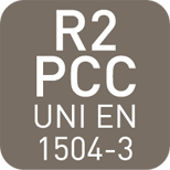 Classe UNI EN 1504-3 R2-PCC - RESTAUROMIX TX RASO 20